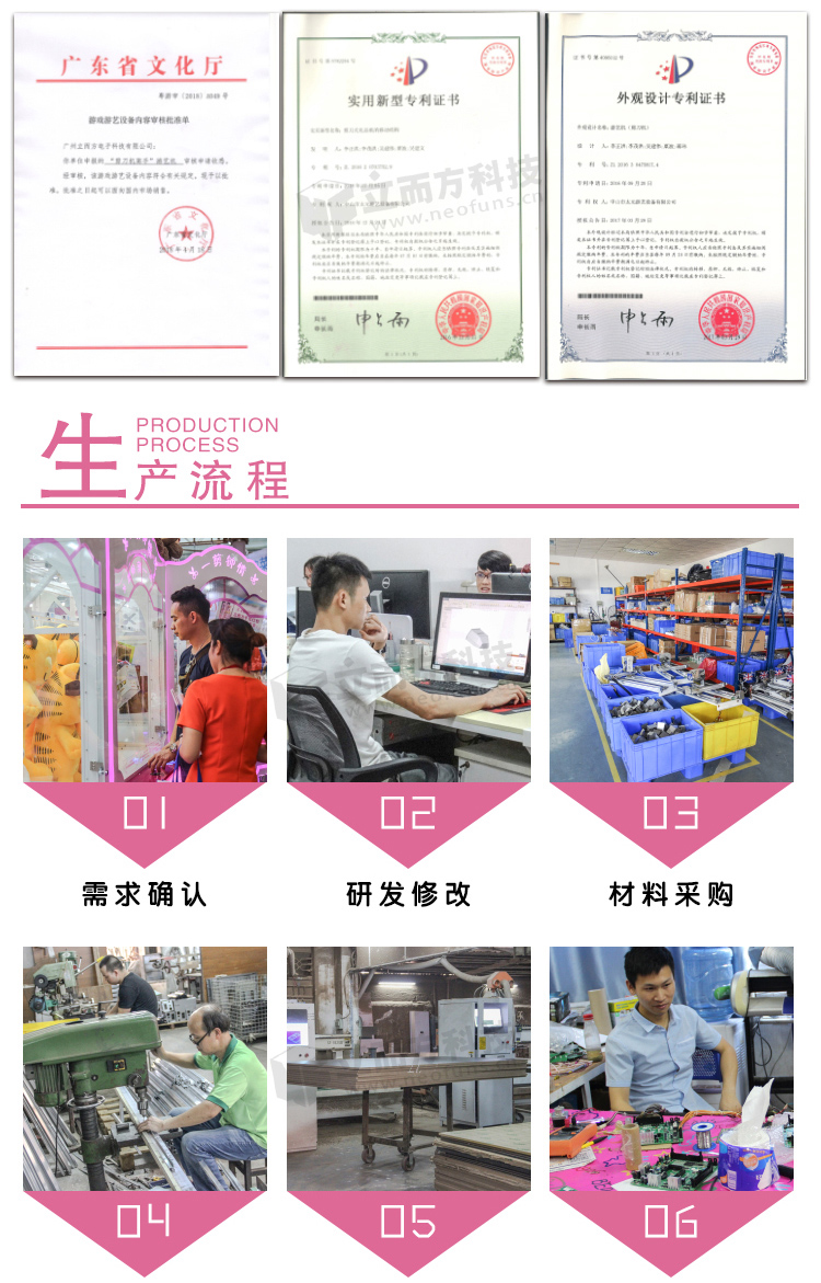 校園版<a href='/wwj.htm' class='keys' title='點擊查看關于娃娃機的相關信息' target='_blank'>娃娃機</a>生產流程