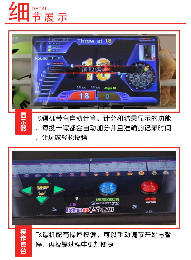 風馳飛鏢機展示板