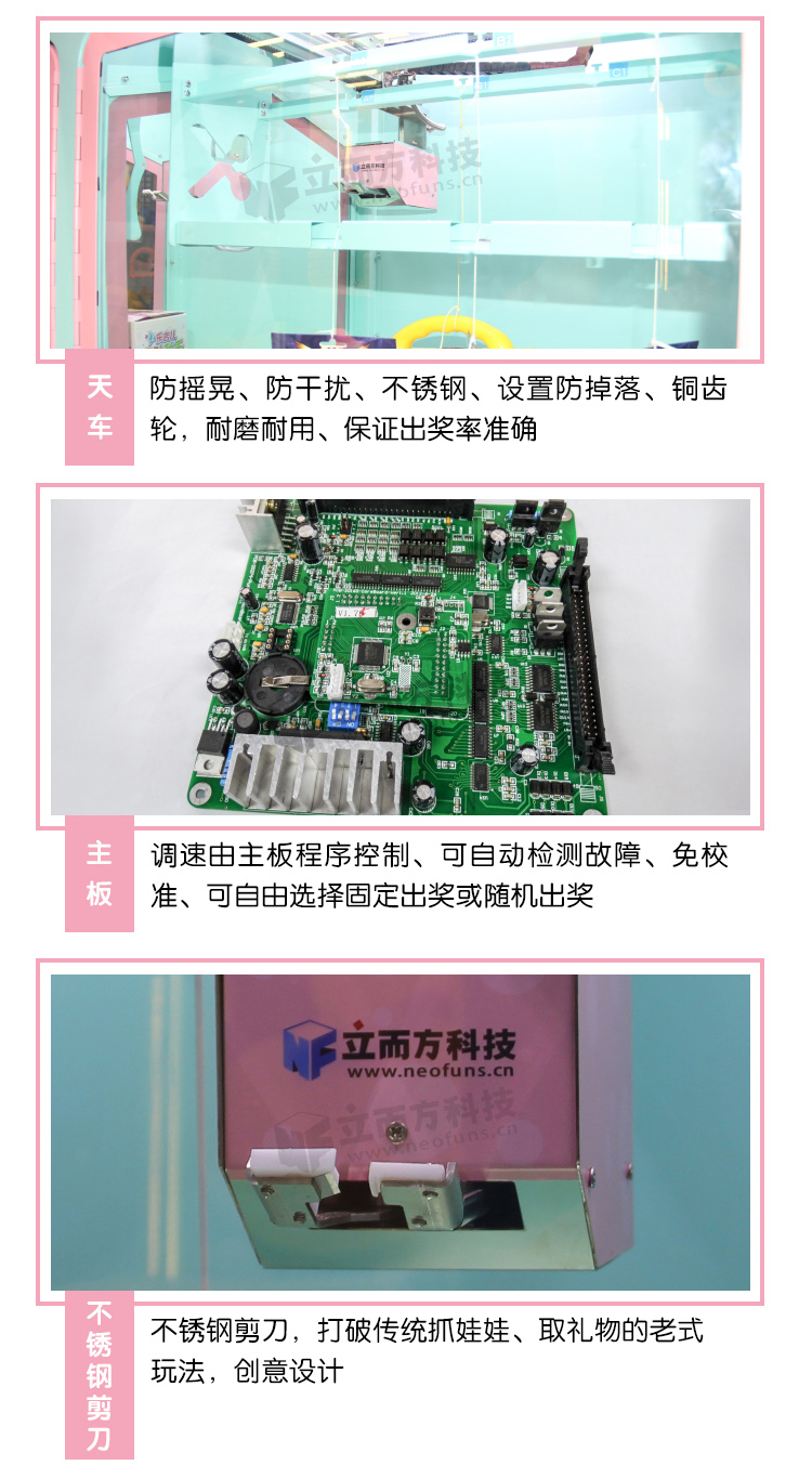 迷你雙人剪刀機細節展示